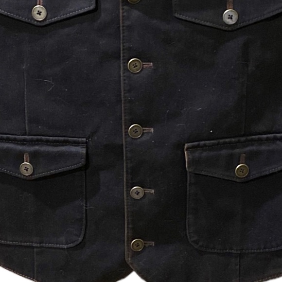 Flynt Winfield Corduroy Six Button Notch Lapel Vest - Picture 7 of 15